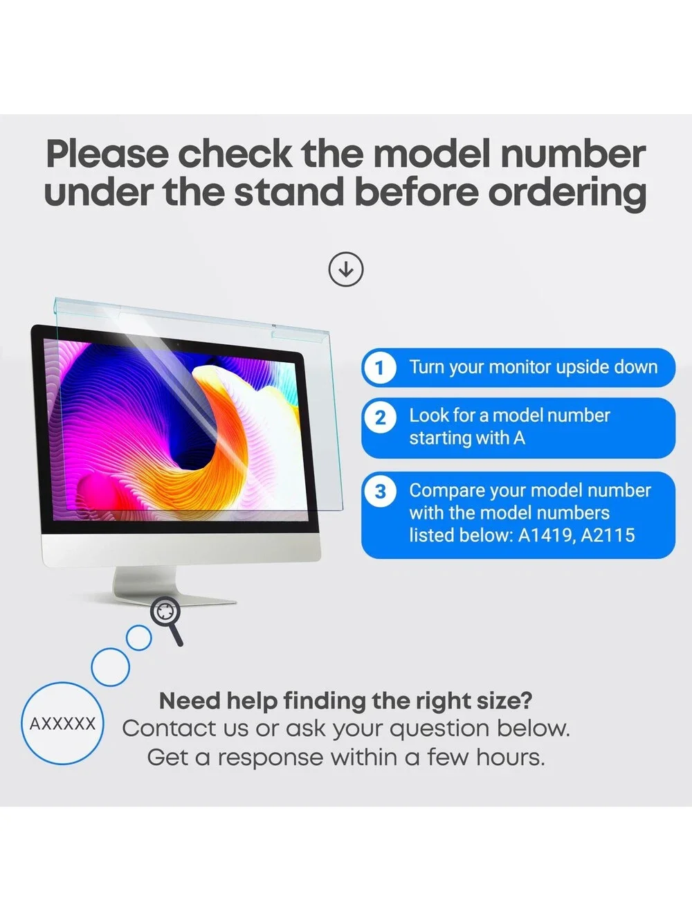 VINTEZ Blue Light Screen Protector for iMac 27